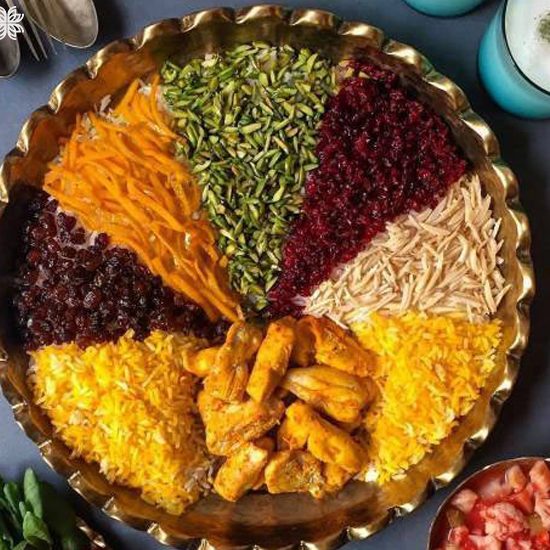 چند غذای ایرانی با زعفران